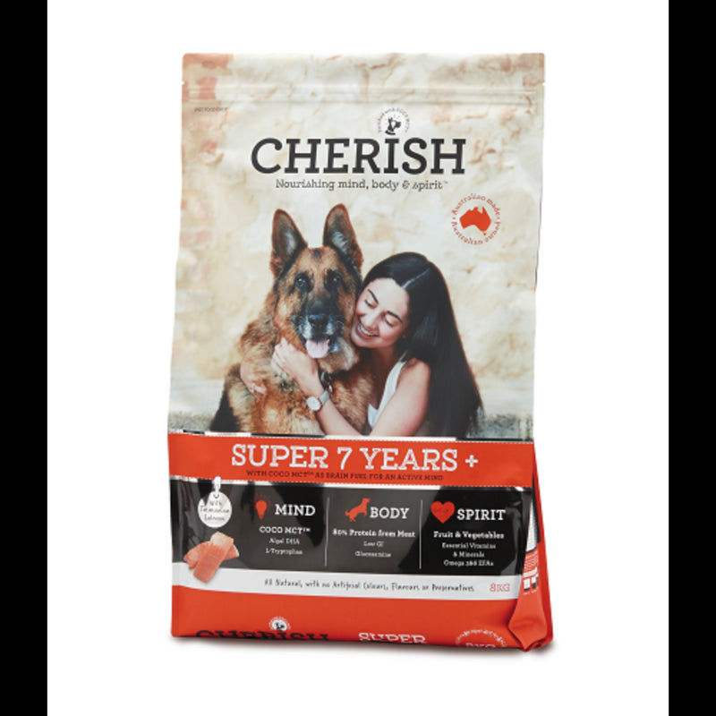 Cherish Super 7 Years+ Dog Food - 8kg | PeekAPaw Pet Supplies