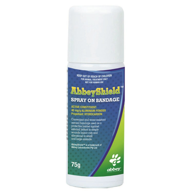 Abbey Animal Health Abbeysheild Spray On Bandage - 283g | PeekAPaw Pet Supplies