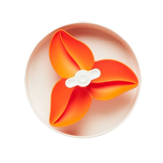 Pet DreamHouse SPIN Interactive Adjustable Slow Feeder Bowl - Flower