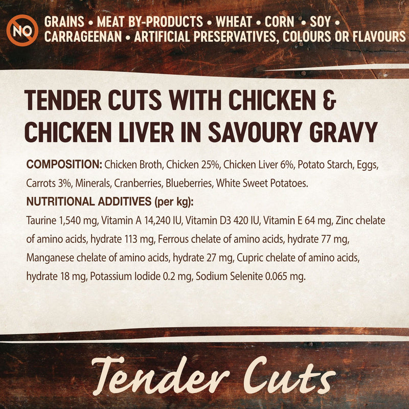 Wellness Core Wet Cat Food Tender Cuts With Chicken & Chicken Liver In Savoury Gravy