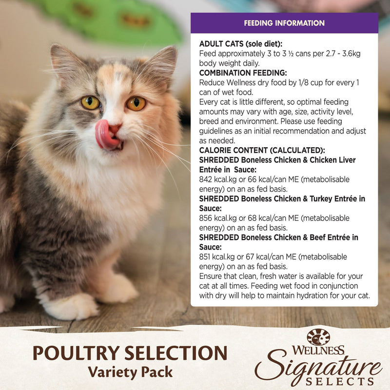 Wellness Core Wet Cat Food Signature Selects Poultry Selection Variety Pack by Peekapaw