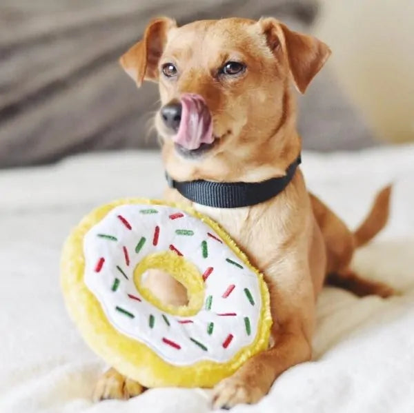 Zippy Paws Dog Toys Plush Donutz | PeekAPaw Pet Supplies