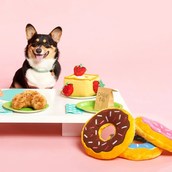 Zippy Paws Dog Toys Plush Donutz Jumbo 07