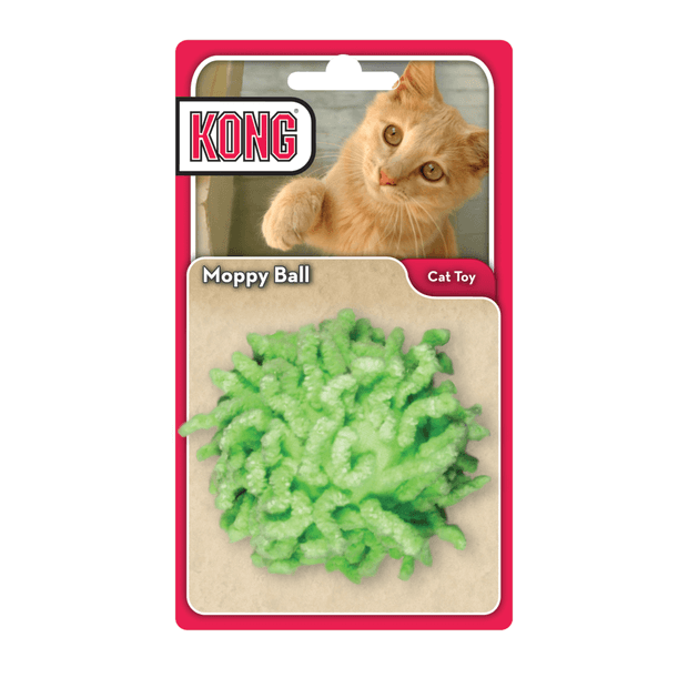 KONG Cat Toys Moppy Ball Assorted 01