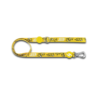 Dashi x Popeye Jeep dog lead in yellow with the Jeep character print, bolt tag and silver trigger clip