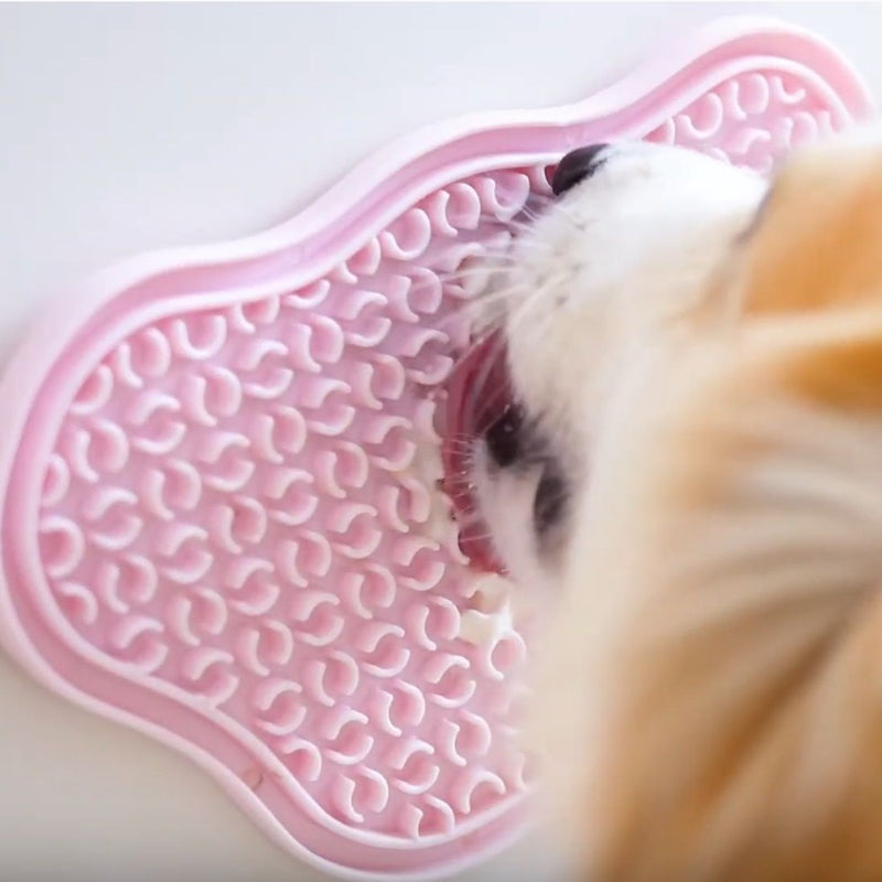 Pet DreamHouse PAW Lick Pad Slow Feeder & Anti-Anxiety Food Mat