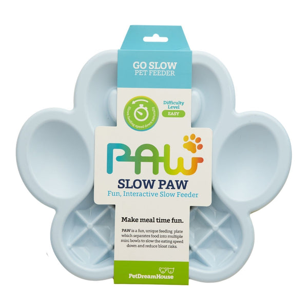 Pet DreamHouse PAW 2-in-1 Slow Feeder Bowl & Lick Pad Combo