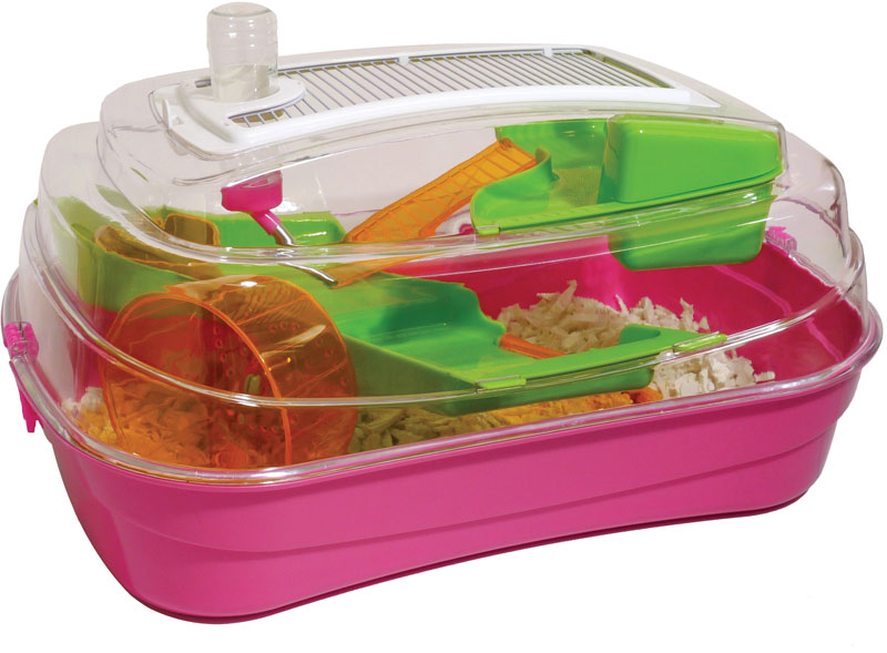 Rosewood Abode small animal home, hot pink