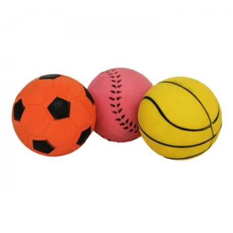 Rosewood Dog Toys Rubber Balls 3 Pack