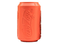SodaPup Can Toy, orange rubber drink-can chew toy