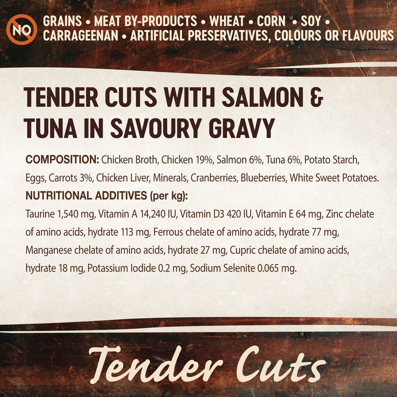 Wellness Core Wet Cat Food Tender Cuts With Salmon & Tuna In Savoury Gravy