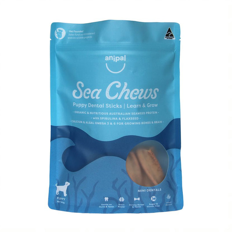 Anipal Sea Chew Dental Sticks Treats| Learn & Grow for Puppy Dogs