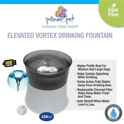 Pioneer Pet Vortex Elevated Filtered Water Drinking Fountain 3.7 Litres 3047