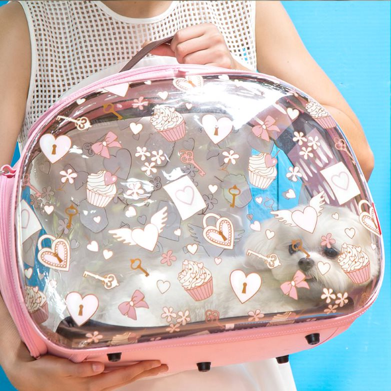 Ibiyaya Valentine Transparent Hardcase Portable Carrier, Design for Travel, Outdoor Use 11
