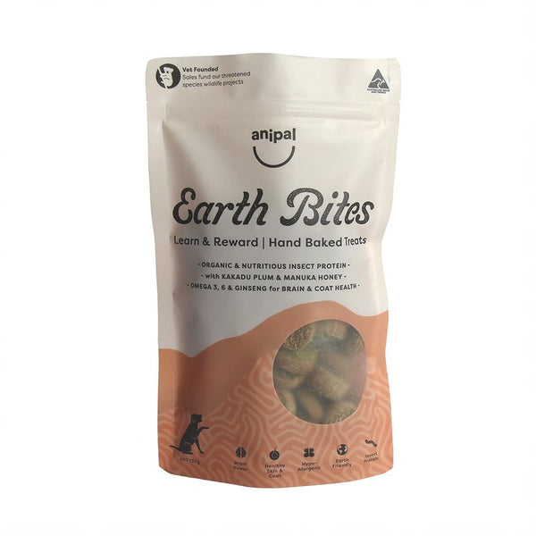 Anipal Earth Bites Hand Baked Treats | Learn & Reward for Dogs