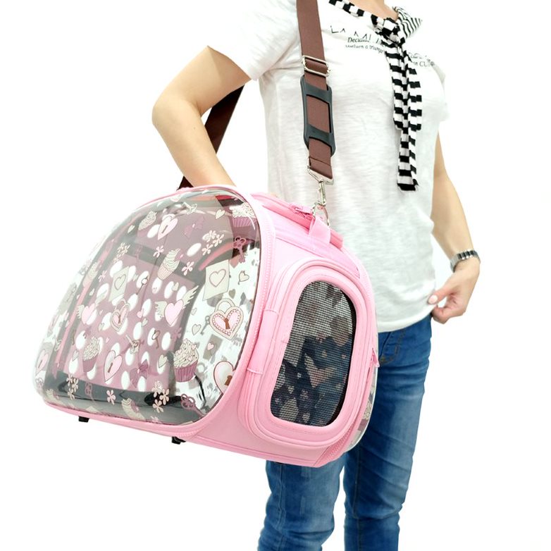 Ibiyaya Valentine Transparent Hardcase Portable Carrier, Design for Travel, Outdoor Use 06
