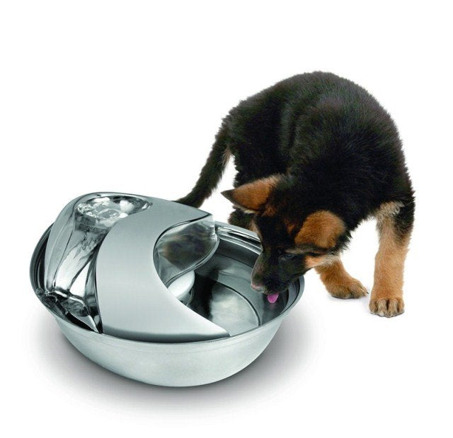 Pioneer Pet Stainless Steel RainDrop Drinking Fountain 2.8 Litres 6027