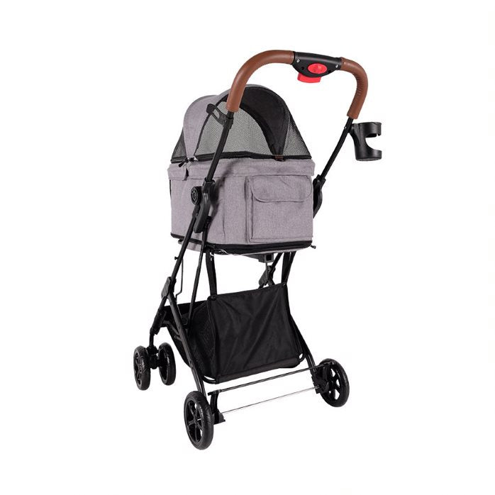 Ibiyaya Travois Tri-Fold 3-in-1 Pet Stroller Car Seater Carrier 03