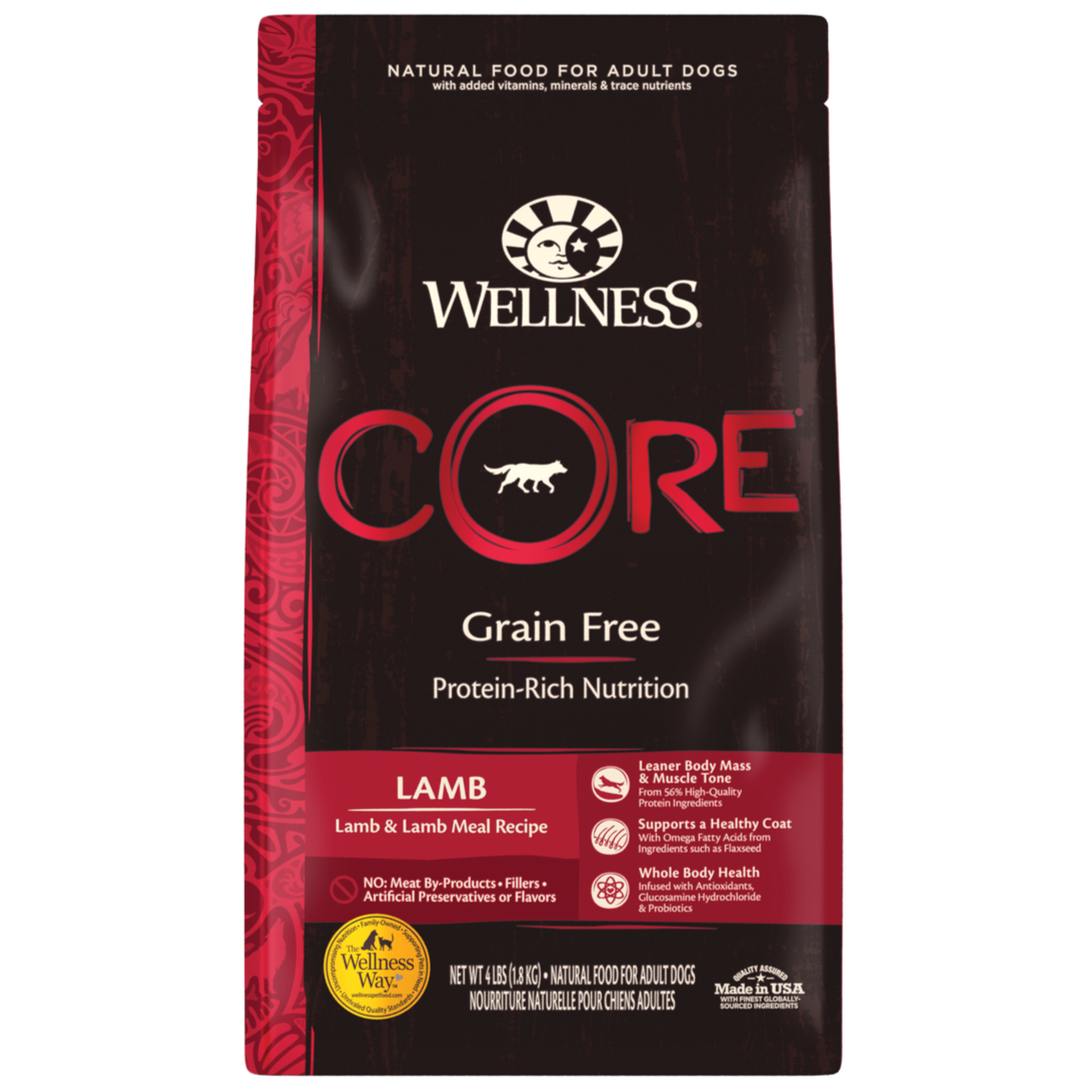 Wellness Core Dry Dog Food Grain Free Lamb