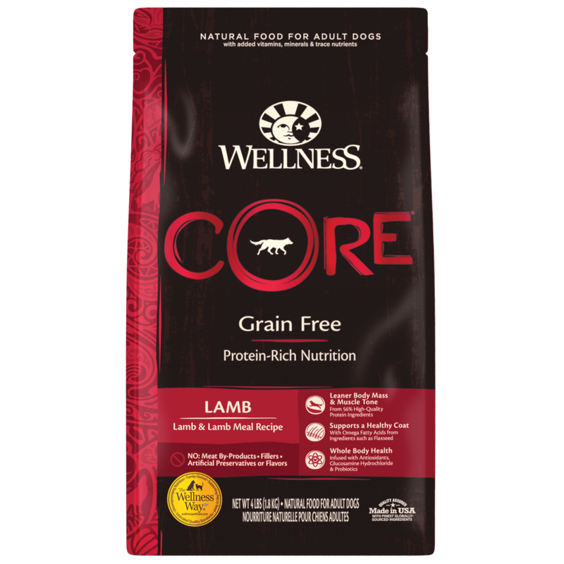 Wellness Core Dry Dog Food Grain Free Lamb