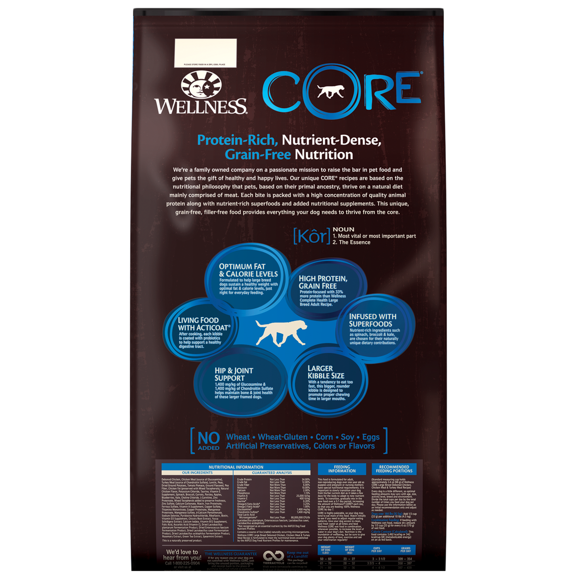 Wellness large breed puppy dog food hotsell