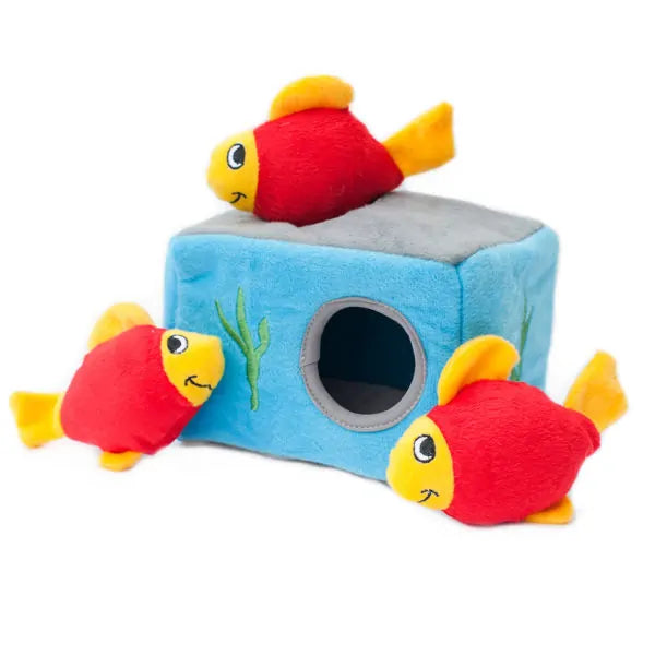 Zippy Paws Dog Toys Plush Burrow - Aquarium 02