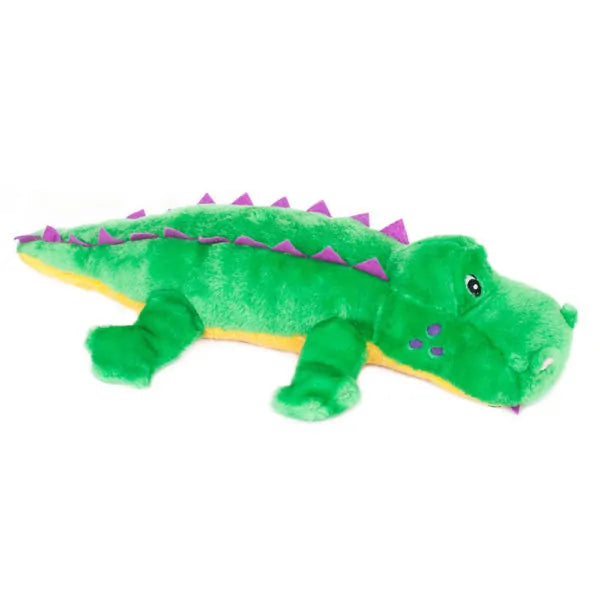 Zippy Paws Dog Toys Plush Grunterz - Alvin the Alligator 03