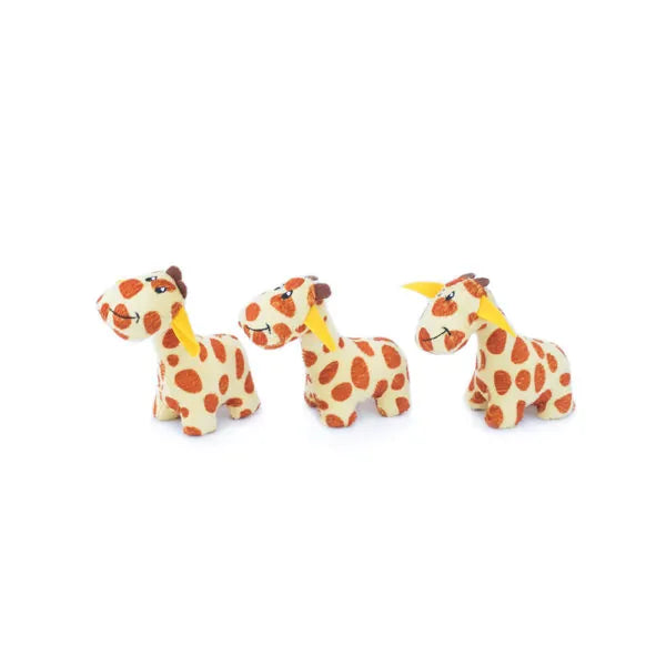 Zippy Paws Dog Toys Plush Burrow - Giraffe Lodge 02